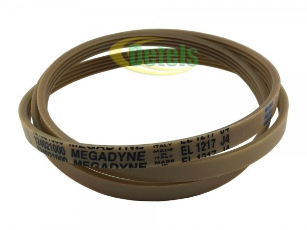 Ремінь Megadyne EL 1217 J4 для пральної машини Zanussi, Electrolux, AEG 124021000
