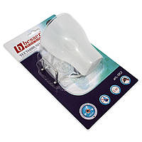 Склянка для зубних щіток Besser 9*10*15см з підставкою та кріпленням "SMART STICKER" KM-0157 al