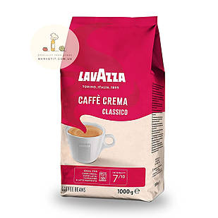Кава в зернах Lavazza Caffe Crema Classico 1 кг.