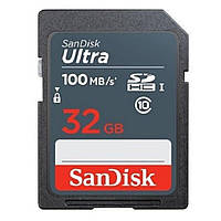 Карта пам'яті SDHC (UHS-1) SanDisk Ultra 32Gb class 10 (100Mb/s)