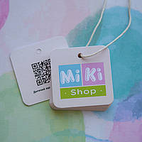 Картонні бірки 50x50мм