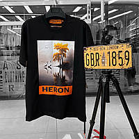 Мужская футболка Heron черная