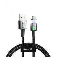 Кабель Baseus Zinc Magnetic Cable USB For Micro 2.4A 1m Black