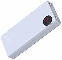 Зовнішній акумулятор Baseus Mulight Power Bank 30000mAh White