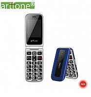 Кнопочный мобильный телефон Artfone F20 раскладушка (кнопка SOS) Blue