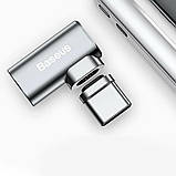 Адаптер Baseus Mini Magnetic Type-C Elbow Adapter Converter Gray, фото 3