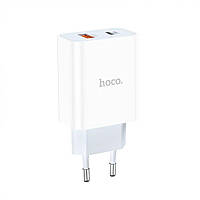 Мережевий зарядний пристрій HOCO C97A PD20W+QC3.0 charger White