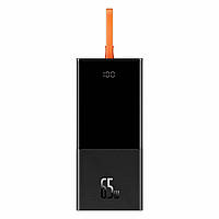 Зовнішній акумулятор Baseus Elf Digital Display Fast Charging Power Bank 20000mAh 65W Black