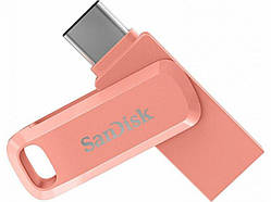 Флеш-накопичувач SanDisk USB 3.1 Ultra Dual Drive Go USB Type-C 256Gb Peach