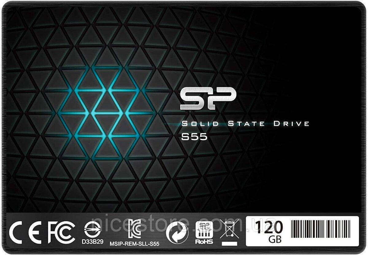 Накопичувач SSD SiliconPower S55 120GB 2.5" SATA TLC