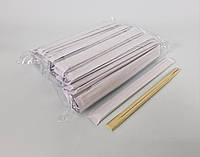 Одноразовые палочки для суши бамбуковые 21см (100шт) (1 пач) в индивидуальной упаковке