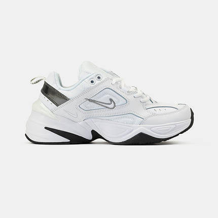 Жіночі Кросівки Nike M2K Tekno White Silver / Найк М2К Текно Білі із Сріблястим, фото 1