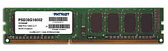 DDR3 Patriot 8GB 1600MHz CL11 DIMM
