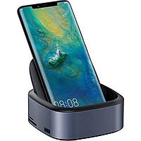 USB-хаб Baseus Mate Docking Type-C Mobile Phone Intelligent HUB Expanded Socket Deep gray