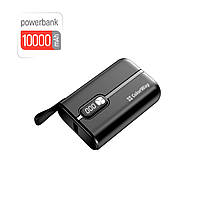 УМБ ColorWay Power Bank 10000 mAh Full power (USB QC3.0 + USB-C Power Delivery 22.5W) Black