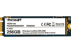 SSD M.2 Patriot Scorch 256GB NVMe 2280 PCIe 3.0 TLC