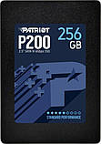 SSD Patriot P200 256GB 2.5" 7mm SATAIII TLC 3D, фото 3