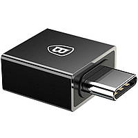 Адаптер Baseus Exquisite Type-C Male to USB Female Adapter Converter Black