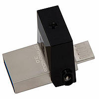 Flash Kingston USB 3.0 DT MicroDuo 32GB micro USB OTG metal