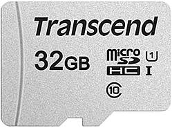 Карта пам'яті microSDHC (UHS-1) Transcend 300S 32Gb class 10