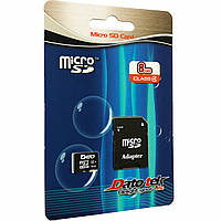 Карта пам'яті microSDHC DATO 8Gb class 4 (adapter SD)