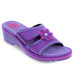 Шльопанці жіночі сланці Sahab 2254 розмір 39 Violet-Pink