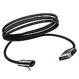 Кабель Baseus Rhythm Bent Connector Audio and Cable For iP 1.2m Black, фото 4