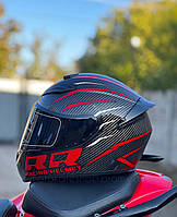 Шлем интеграл QKE 111 Carbon, размер S (55-56 см обхват головы)