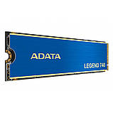 Накопичувач SSD M.2 ADATA LEGEND 740 250GB 2280 PCIe 3.0 3D NAND TLC, фото 3