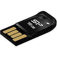 Флеш-накопичувач SiliconPower USB 2.0 Touch T02 16Gb Black