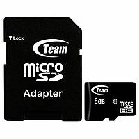 Карта пам'яті microSDHC Team 8Gb class 10 (adapter SD)