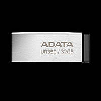 Флеш-накопичувач ADATA USB 3.2 UR 350 32Gb Silver/Black
