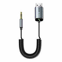Bluetooth-ресивер Usams US-SJ504 Aluminum Alloy Car Wireless Audio Receiver Silver