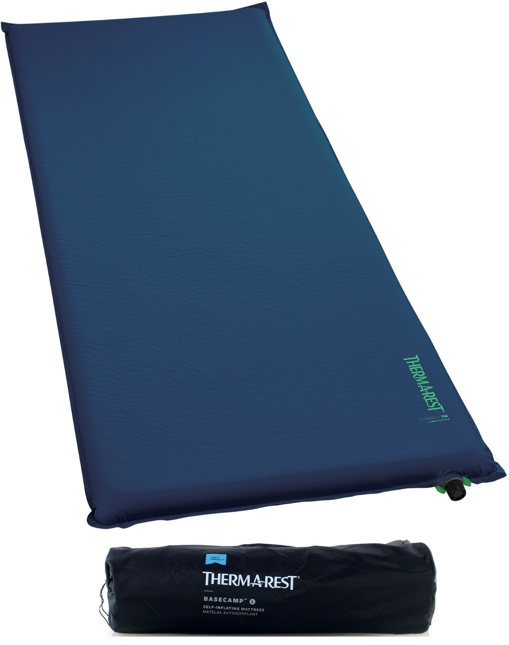Самонадувний килимок Therm-A-Rest BaseCamp L (Poseidon Blue)