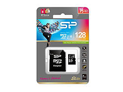 Карта пам'яті microSDXC (UHS-1) SiliconPower Elite 128Gb class 10