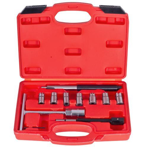 Комплект фрез для чищення седел форсунок, 10 предм(КФ-3015) Alloid (КФ-3015), фото 1