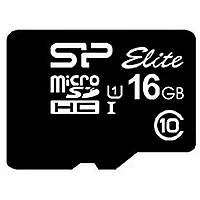 Карта пам'яті microSDHC (UHS-1) SiliconPower Elite 16Gb class 10