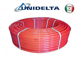 Труба для теплої підлоги зі зшитого поліетилену Unidelta Triterm Rosso Pex/EVOH 16х2,0