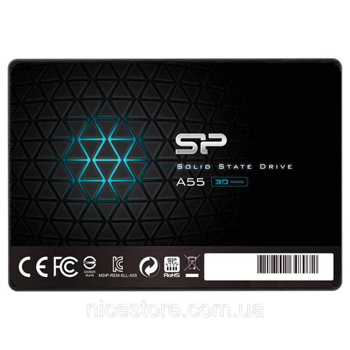 Накопичувач SSD SiliconPower A55 128GB 2.5" SATA 3D NAND TLC