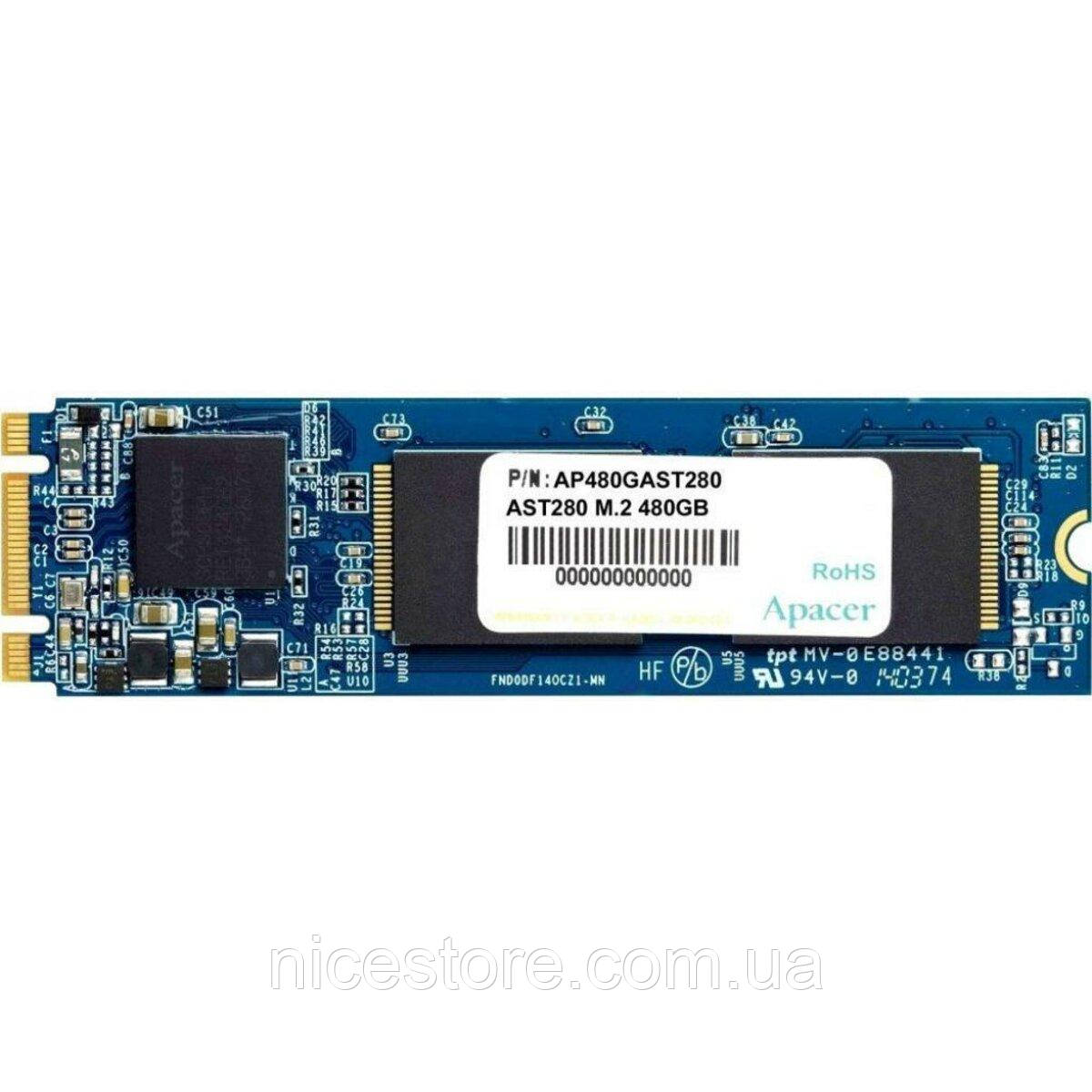 Накопичувач SSD M.2 Apacer AST280 480GB 2280 SATAIII TLC