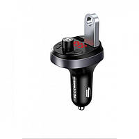 АЗП з FM-модулятором Usams US-CC062 C11 Wireless Car FM Transmitter Black