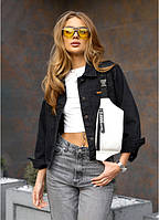 Al Женская сумка на пояс бананка из эко-кожи Sambag Tirso MSH біла зі стрічкою	 поясная через плечо нагрудная