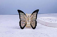 Краб бабочка, модный крабик для волос, перламутровый французский пластик