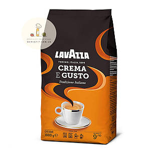 Кава в зернах Lavazza Crema e Gusto Tradizione Italiana 1 кг.