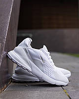 Мужские кроссовки Nike Air Max 270 White стильные кроссовки nike летняя мужская обувь текстильные кроссовки