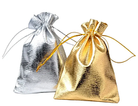 Сумочка-мешочек для подарков 9x12см подарочный тканевый мешок, красивая упаковка