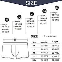 Боксеры мужские хлопковые спортивные, нижнее белье для мужчин, трусы-шорты черные 3XL