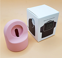 Міцна силіконова рожева підставка для зарядного пристрою смарт-годинника Apple Watch iWatch
