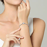 Серебристый браслет в стиле Pandora Design Original 18 см Romantic Пандора