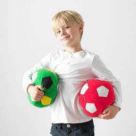 М'яка дитяча іграшка футбольний м'яч IKEA SPARKA 20 см м'ячик для дітей ІКЕА СПАРКА